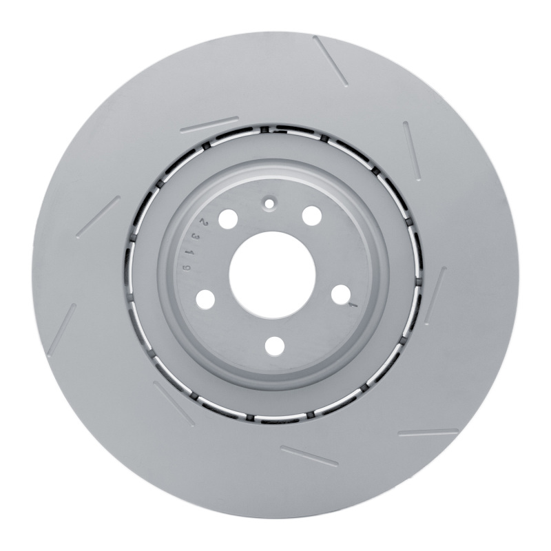 Porsche Macan Brake Rotor (1) - Right Front - R1 Concepts - Slotted Carbon Alloy GeoMET - `17-`18